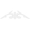 Ekena Millwork Pitch Milton Architectural Grade PVC Gable Pediment, 60"W x 20"H x 1"P (8/12) GPP060X020X100MIL - alternate 3